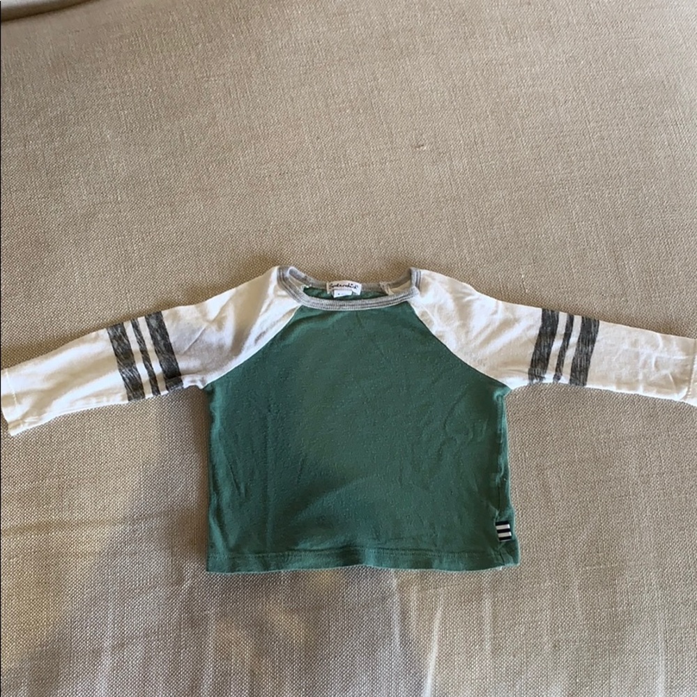 Splendid baseball long sleeve tee
